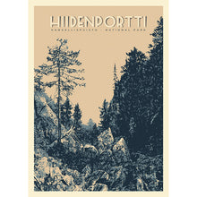 Lataa kuva Galleria-katseluun, Kansallispuisto-juliste 50x70 cm, useita versioita