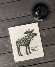 Load image into Gallery viewer, Biodegradable dishcloth Mighty Moose