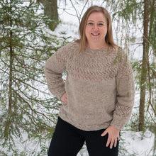 Lataa kuva Galleria-katseluun, Neuleohje – Isojärvi villapaita