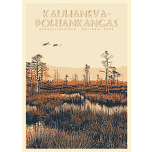 Lataa kuva Galleria-katseluun, Kansallispuisto-juliste 50x70 cm, useita versioita