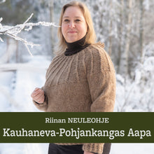 Load image into Gallery viewer, Knitting pattern – Kauhaneva-Pohjankangas wool sweater