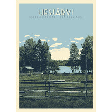 Lataa kuva Galleria-katseluun, Kansallispuisto-juliste 50x70 cm, useita versioita