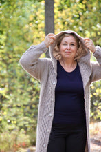 Load image into Gallery viewer, Knitting pattern – Saaristomeri wool cardigan
