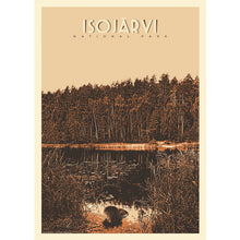 Lataa kuva Galleria-katseluun, Kansallispuisto-juliste 50x70 cm, useita versioita