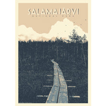 Lataa kuva Galleria-katseluun, Kansallispuisto-juliste 50x70 cm, useita versioita