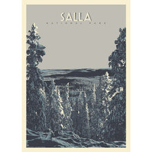 Lataa kuva Galleria-katseluun, Kansallispuisto-juliste 50x70 cm, useita versioita