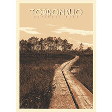 Lataa kuva Galleria-katseluun, Kansallispuisto-juliste 50x70 cm, useita versioita