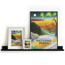Lataa kuva Galleria-katseluun, OUTLET National Parks Finland -juliste 50x70cm