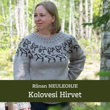 Load image into Gallery viewer, Knitting pattern – Kolovesi wool sweater
