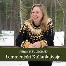 Load image into Gallery viewer, Knitting pattern – Lemmenjoki wool sweater
