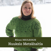 Load image into Gallery viewer, Knitting pattern – Nuuksio wool sweater
