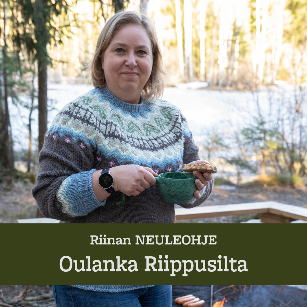 Knitting pattern – Oulanka wool sweater