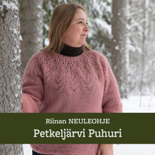 Load image into Gallery viewer, Knitting pattern – Petkeljärvi wool sweater
