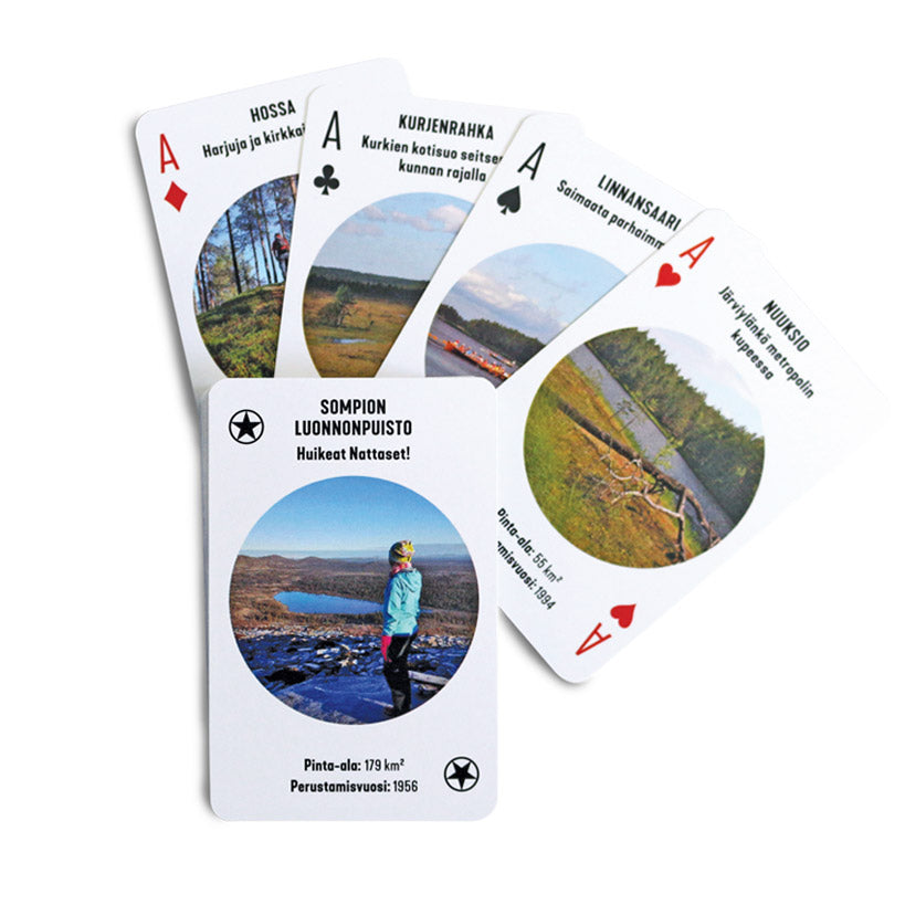 Finnish National Parks playing cards